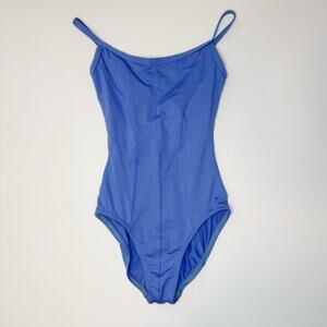 Motionwear Princess Seam Camisole Blue Ballet Leotard Petite Adult